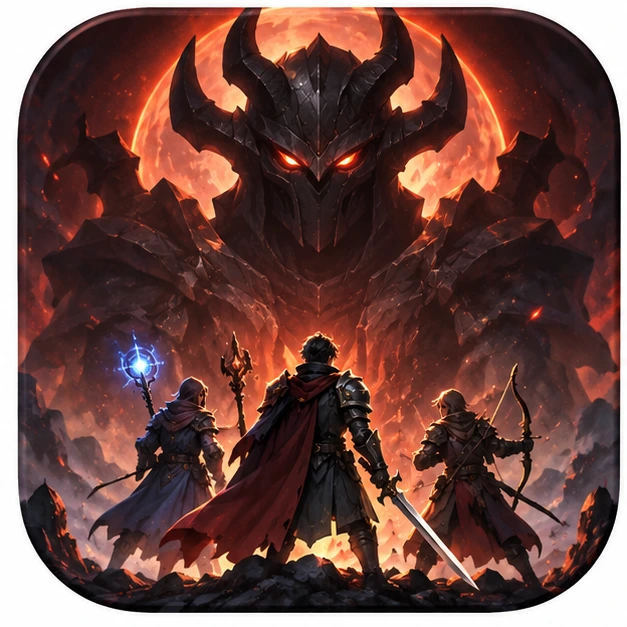 Generated editorial world boss battle illustration; not an in-game screenshot