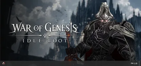Official War of Genesis: Idle Loot key art from the Steam store
